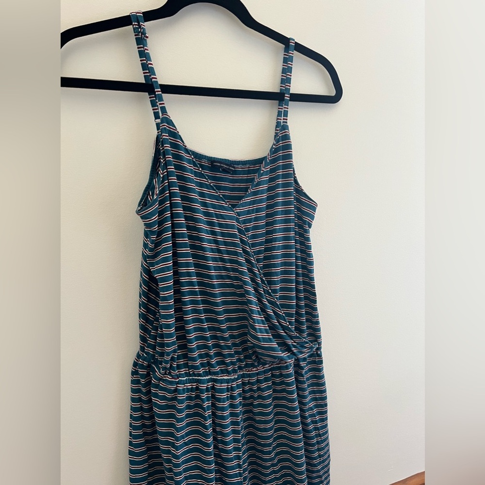 Striped Tank Romper - Picture 2 of 6